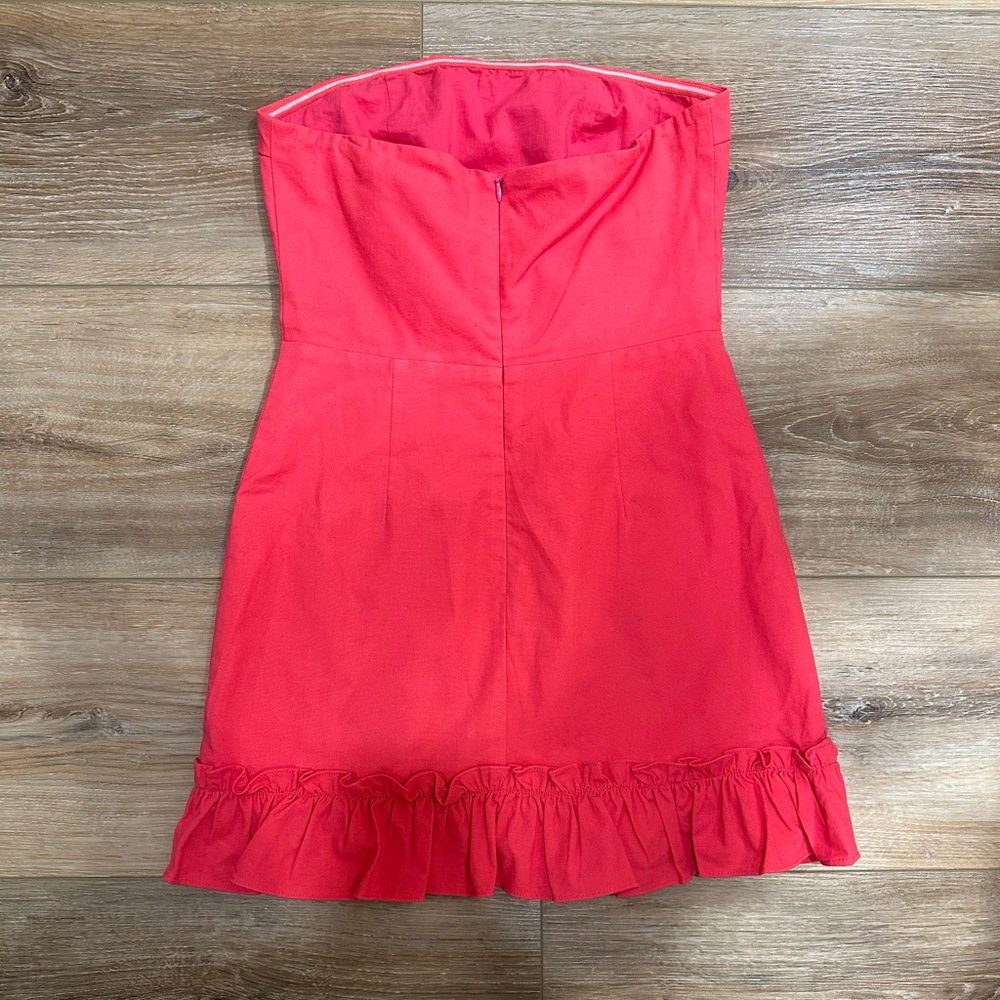 Superdown Brenda Strapless Dress In Pink - Picture 7 of 10